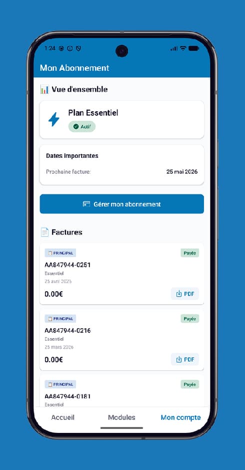 StructiPro Mobile — Interface