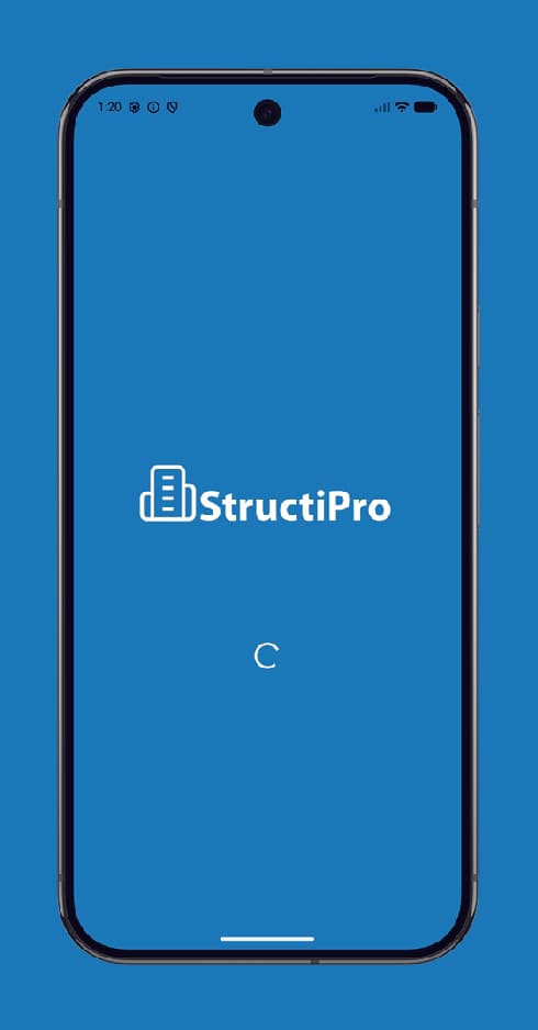 StructiPro Mobile — écran 1