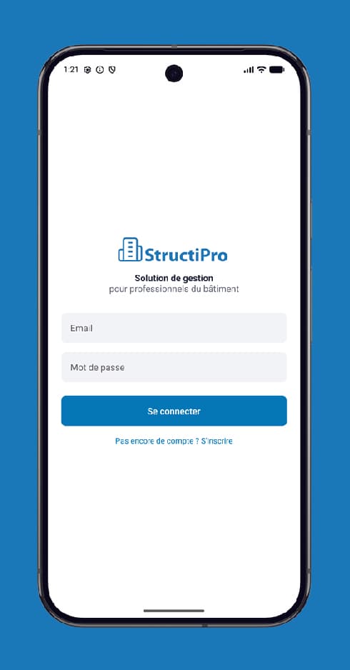 StructiPro Mobile — écran 2