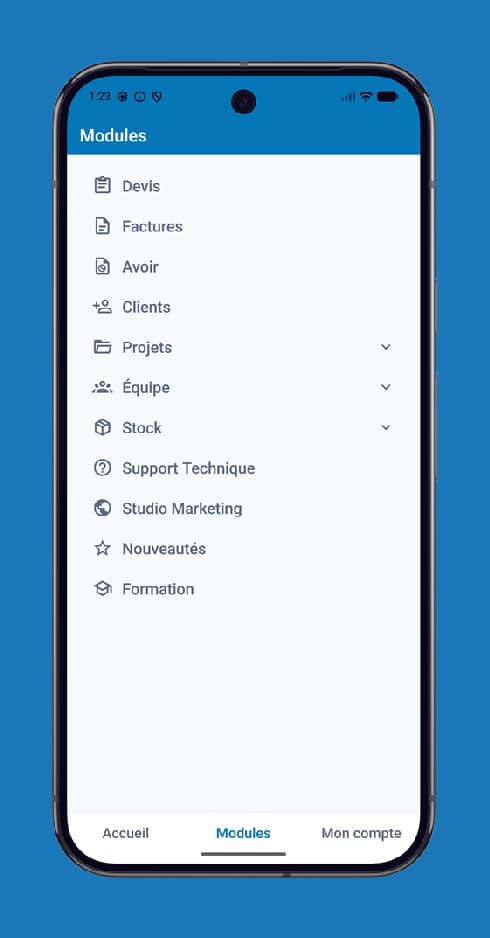 StructiPro Mobile — écran 4